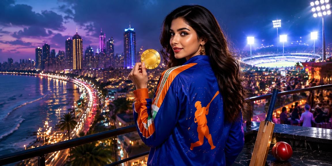 Mumbai cricket betting neon lights